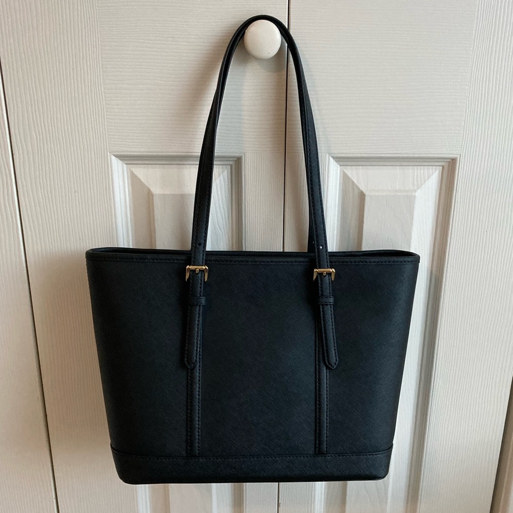 Michael Kors jet set travel small leather tote bag - Picture 2 of 4